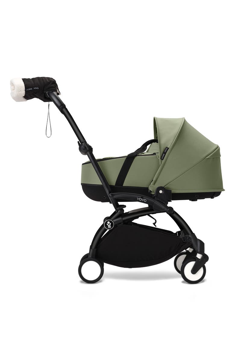Stokke YOYO Water Repellent Stroller Mittens, Alternate, color, Black