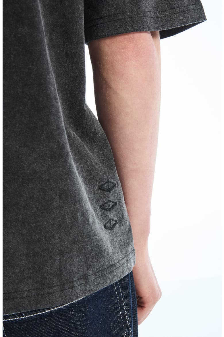 The OG Oversize Embroidered Cotton T-Shirt, Alternate, color, VINTAGE BLACK