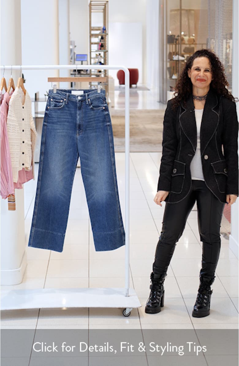 The Maven High Waist Ankle Wide Leg Jeans, sales video thumbnail