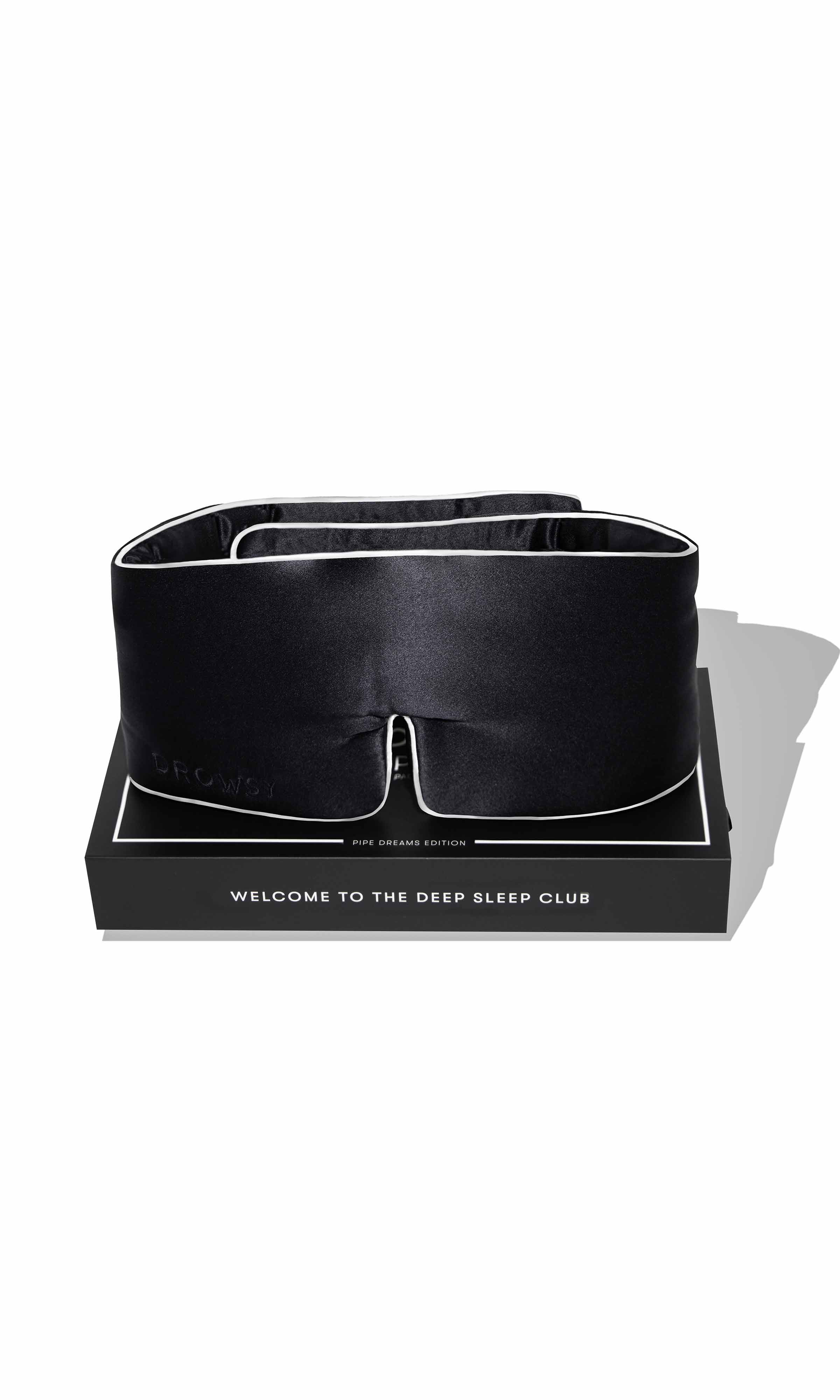 Drowsy Sleep Co. Pipe Dreams Sleep Masks in Black Jade 