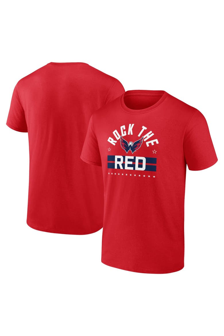 Men's Fanatics Branded Red Washington Capitals Local T-Shirt, Alternate, color, Red
