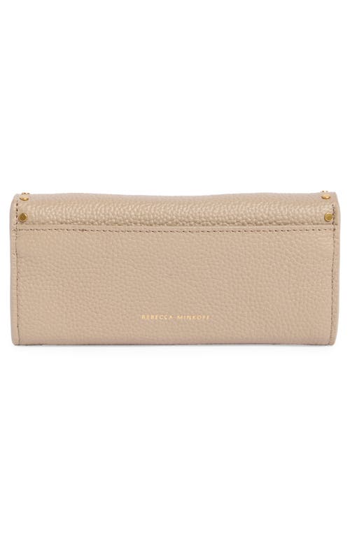 Rebecca Minkoff Darren Leather Continental Wallet In Brown