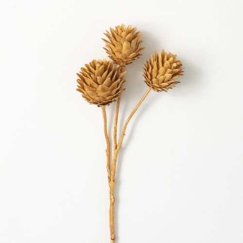 Transpac Sullivan's Dragon Spray, Brown Faux Floral Stem For Crafting, Weddings, Home And Holiday De