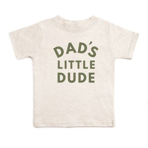 Dad's Little Dude Short Sleeve T-Shirt (Toddler & Little Kid)