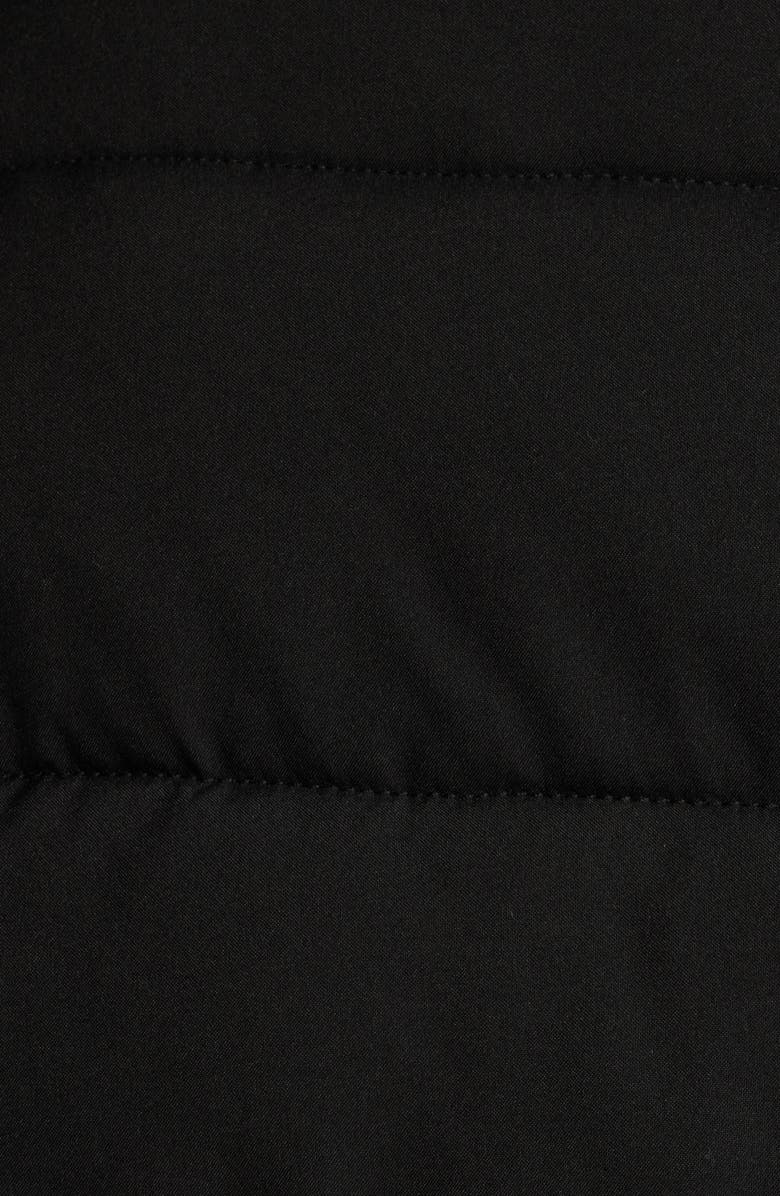 BCBG Max Azria Water Resistant Hooded Puffer Jacket, Alternate, color, Black