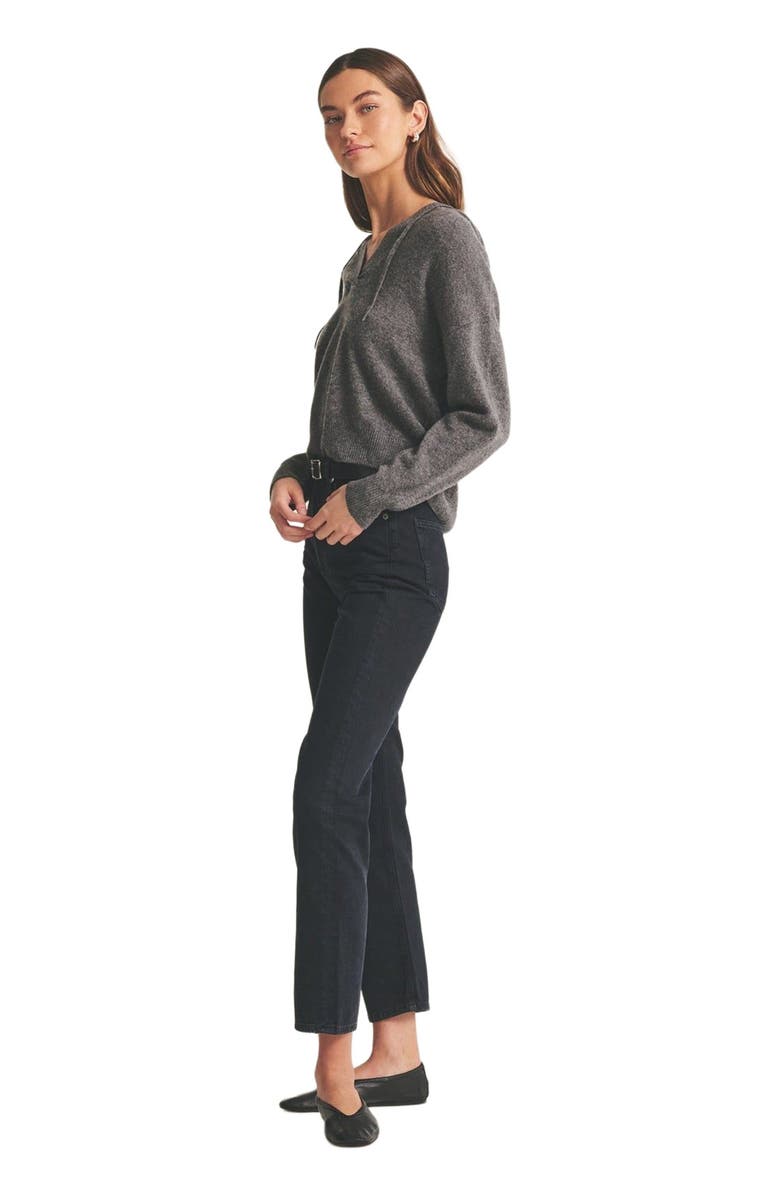 NAADAM Lightweight Cashmere Open Neck Hoodie, Alternate, color,
