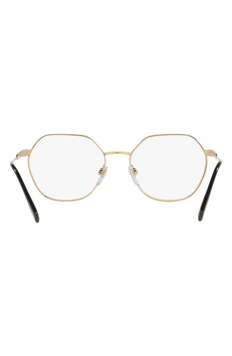 Burberry 54mm Irregular Blue Light Blocking Glasses, Alternate, color,