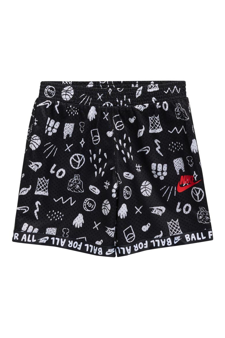 Kids' Basketball Shorts, Main, color, BLACK
