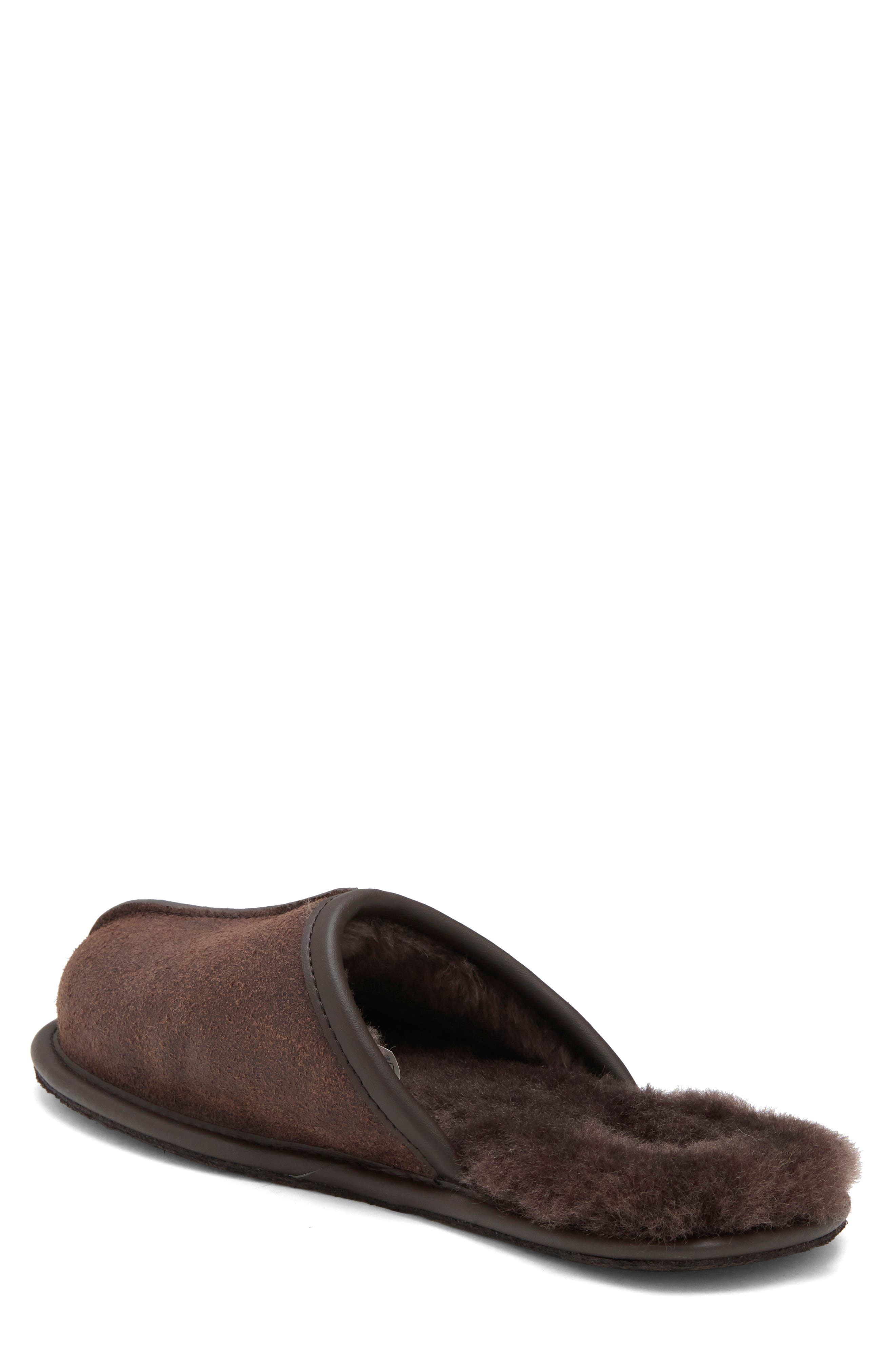 Distressed Scuff Slipper, Alternate, color, DUSTED COCOA
