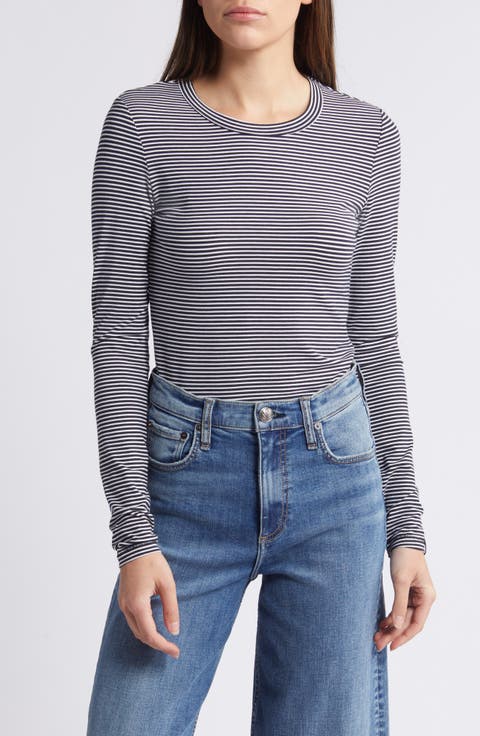 Luca Stripe Long Sleeve T-Shirt