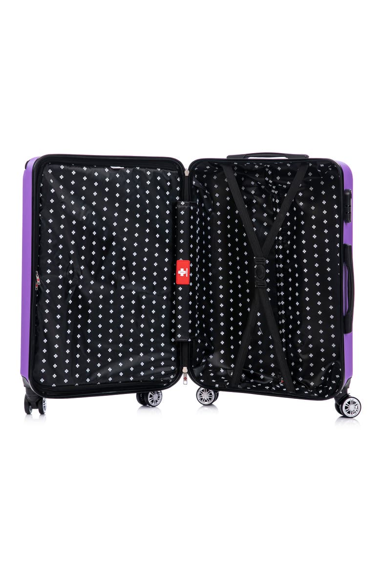 Verossa 3-Piece Hardside Spinner Luggage Set, Alternate, color, METALLIC VIOLET