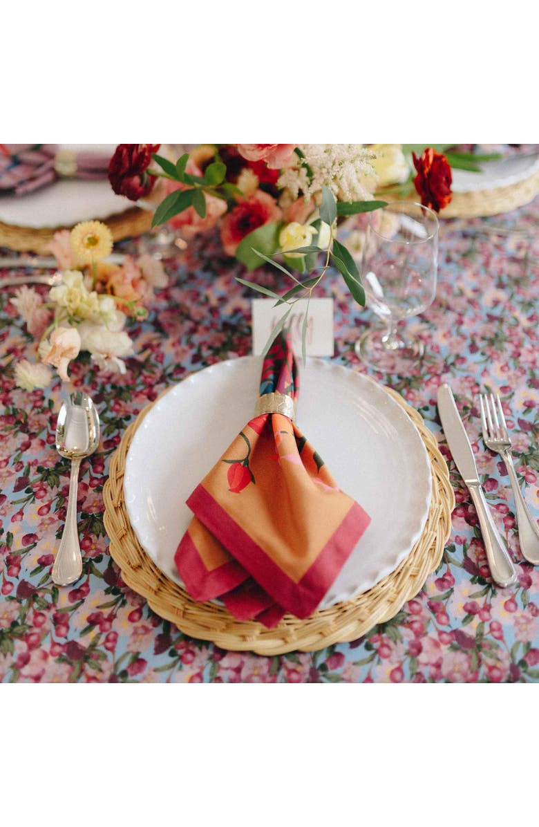 Sophie Williamson Design Napkins - Set of 6, Alternate, color, Orange