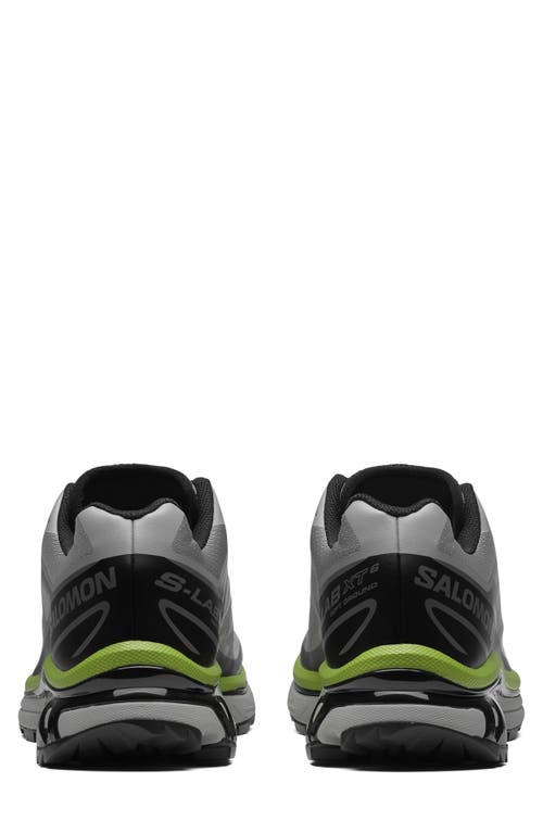 Salomon Xt-6 Sneaker In Alloy