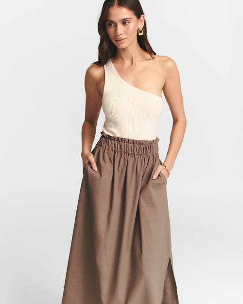 St Mrlo Meli Linen Skirt In Brown