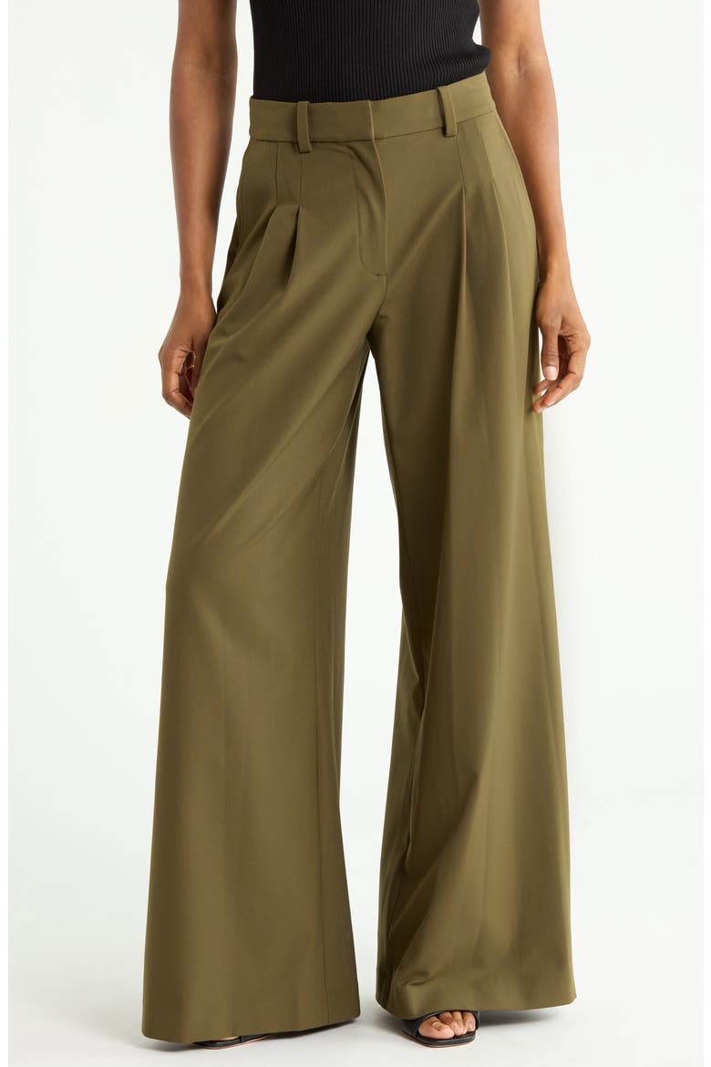Clayton Wide Leg Pants, Main, color, ALLIGATOR