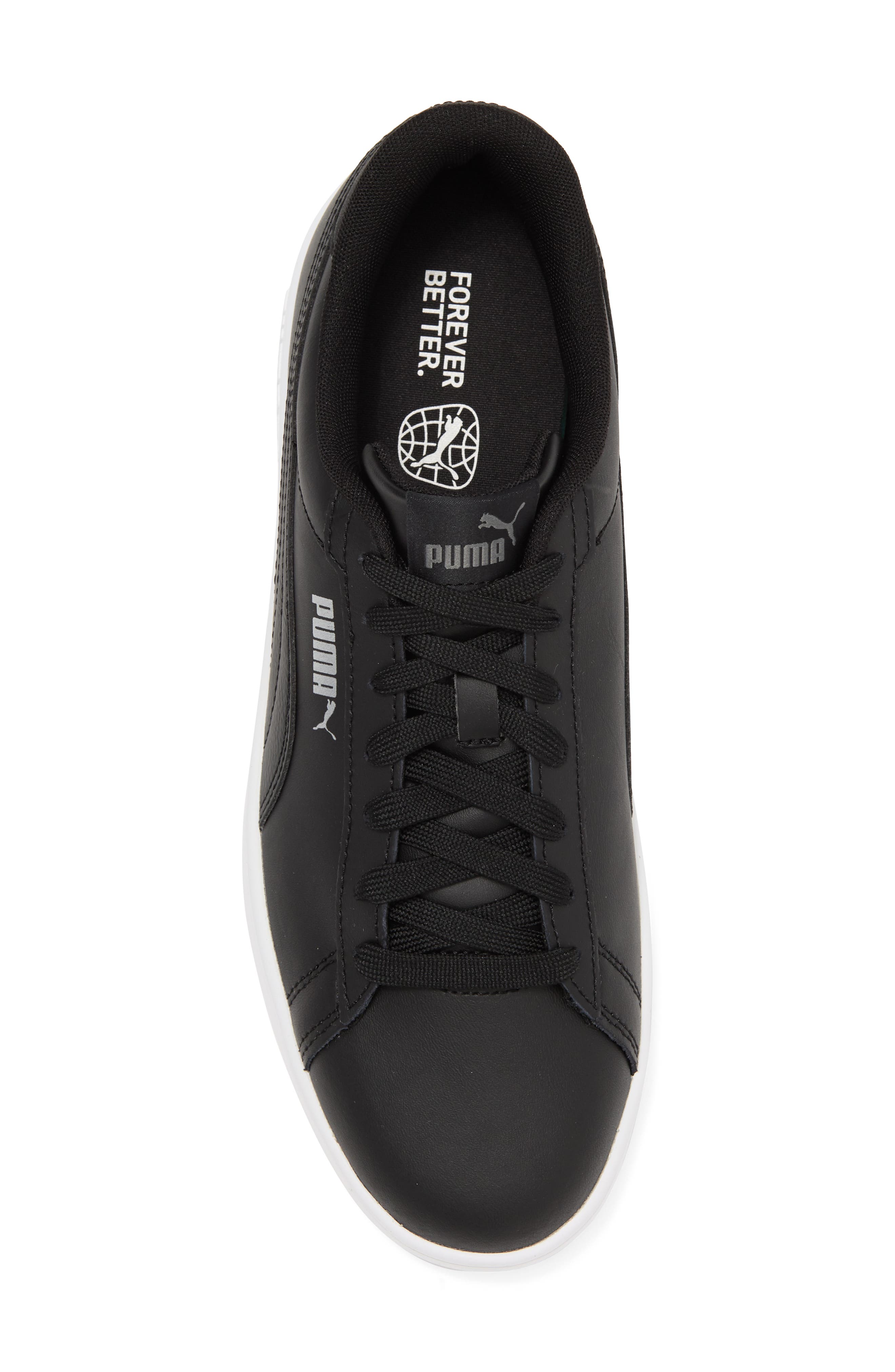 PUMA Smash 3.0 Low Top Sneaker, Alternate, color, Puma Black-Puma Black-White