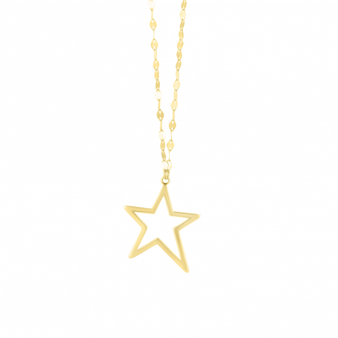 Open Star Necklace