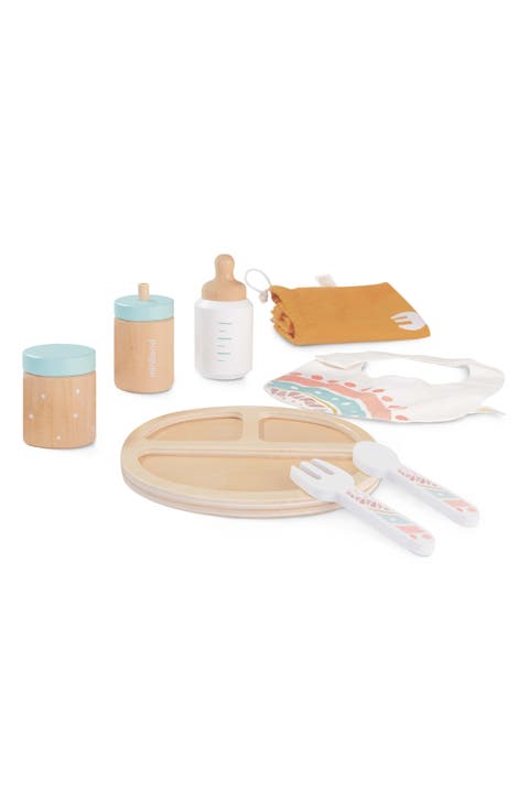 Doll Wooden Feeding Set