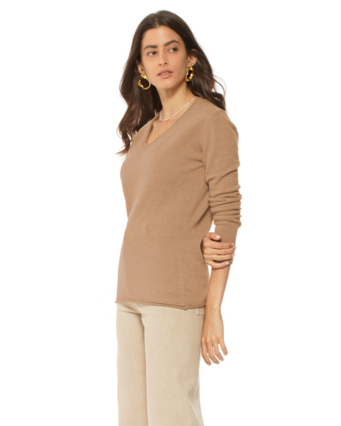 Ultra-Light Cashmere V-Neck Sweater
