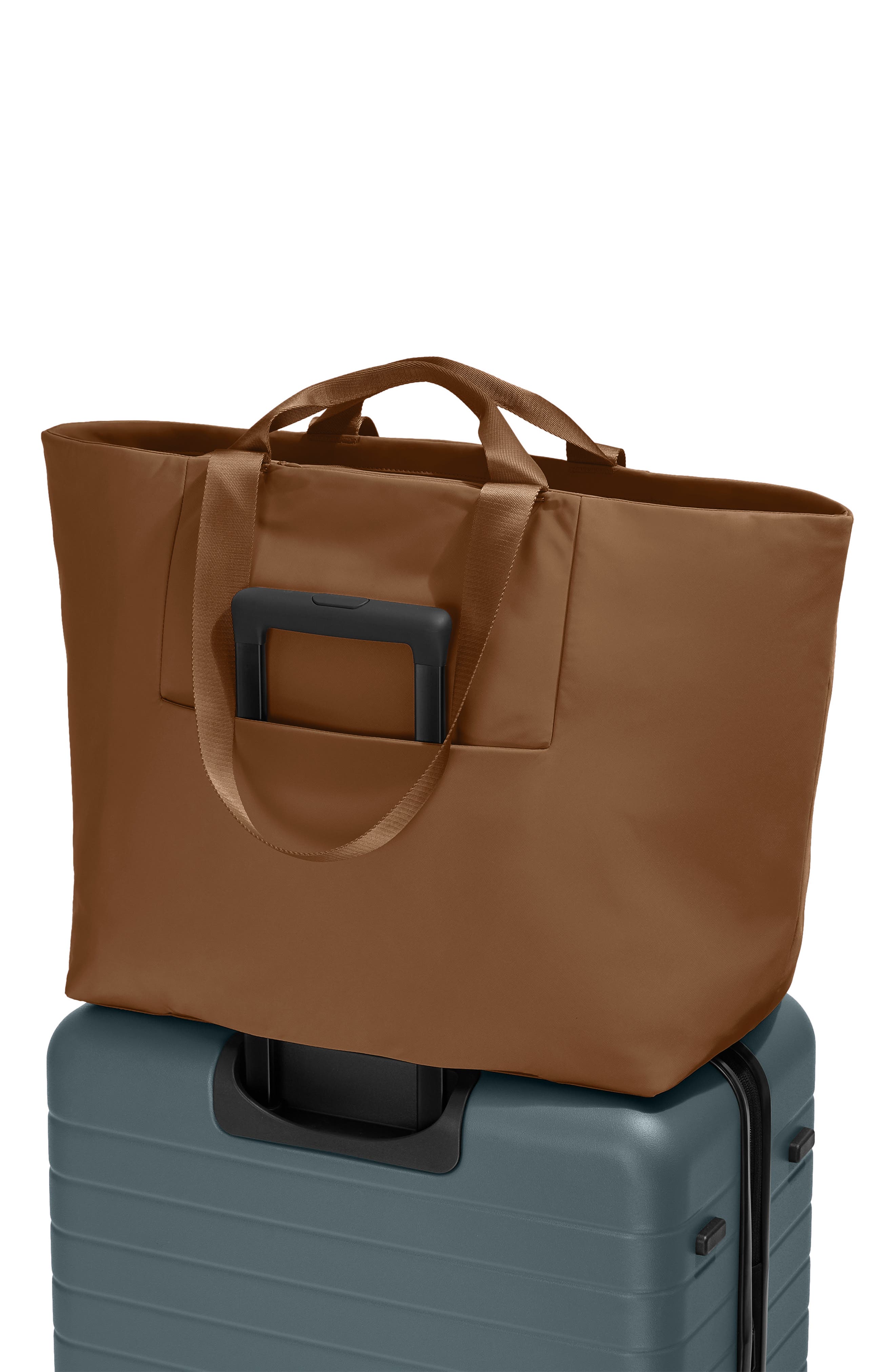 Away Super Large Featherlight Tote, Alternate, color, Amaro Brown