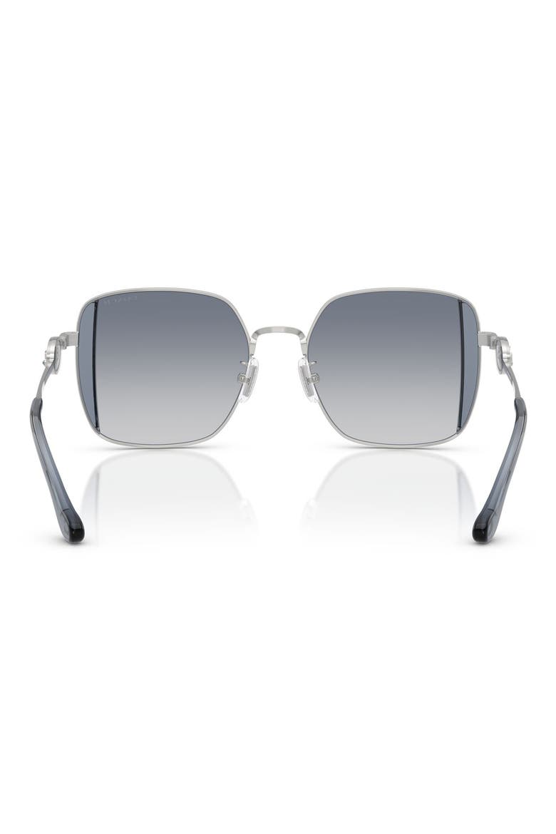 51mm Square Gradient Sunglasses, Alternate, color, BLUE GRADIENT