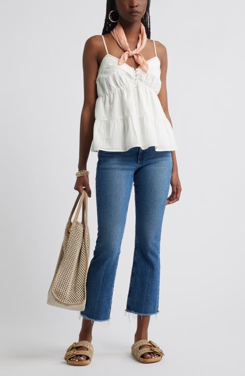 Treasure & Bond Dobby Tiered Camisole