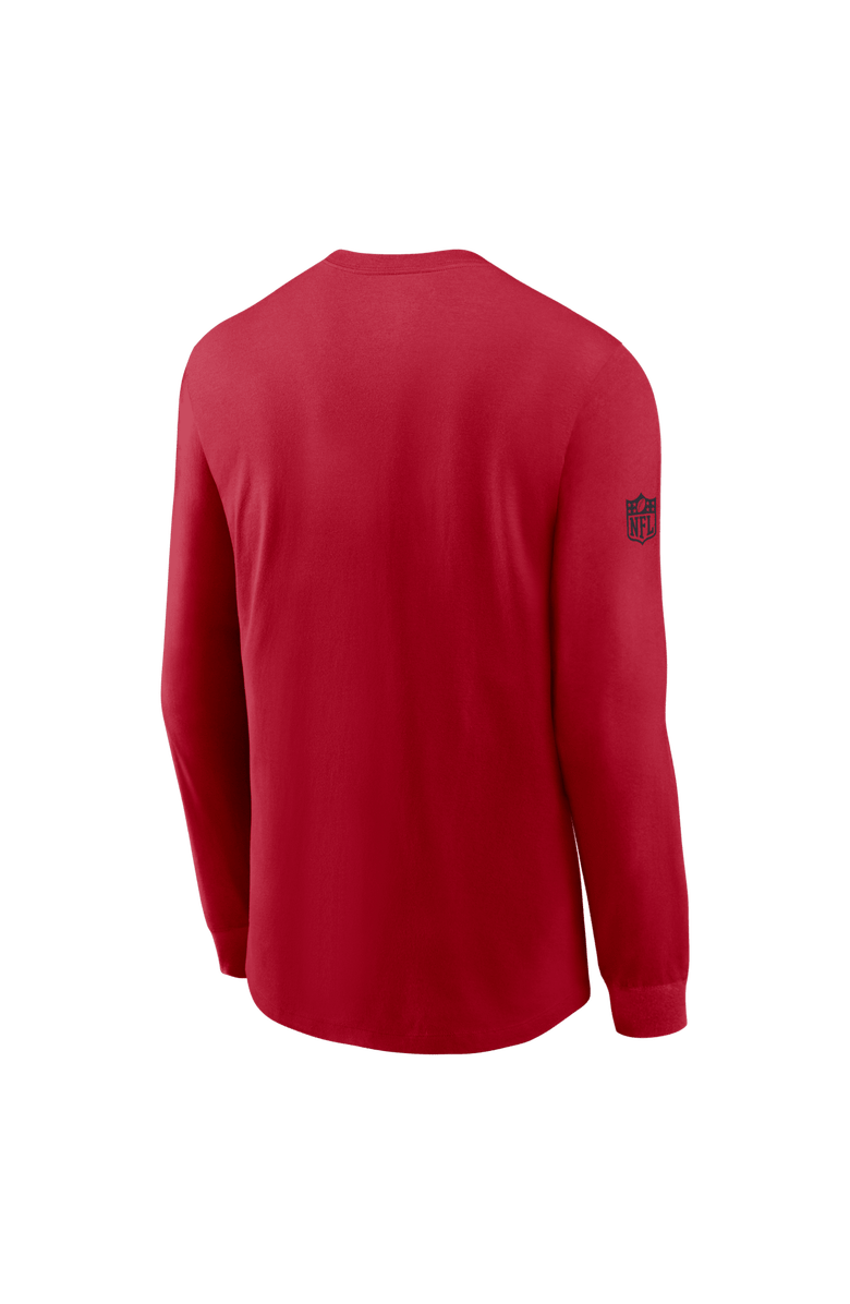 Nike Men's Nike Scarlet San Francisco 49ers Sideline Performance Long Sleeve T-Shirt, Alternate, color, Scarlet