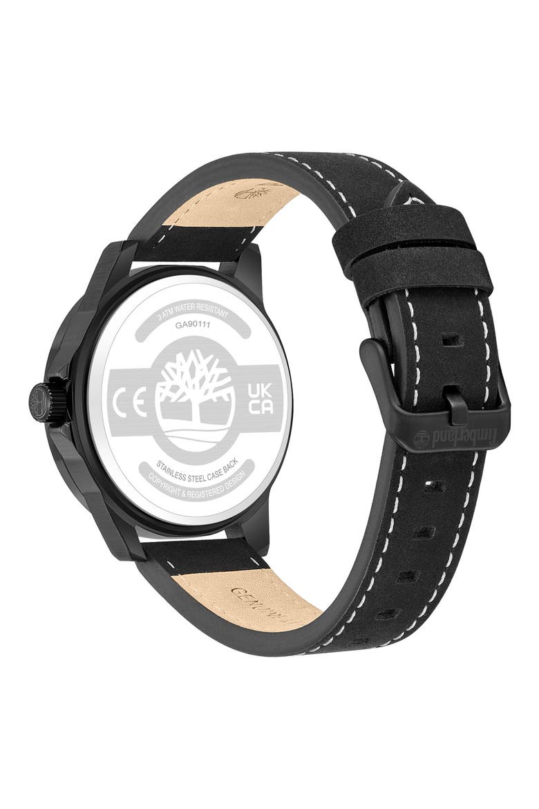 Quartz Analog Watch, Alternate, color, BLACK/ BLACK