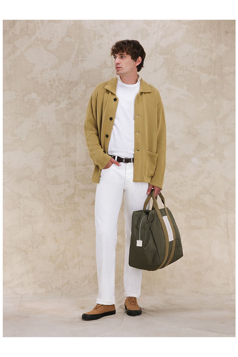 Vintage Inspired Cotton Cardigan, Alternate, color, OLIVE
