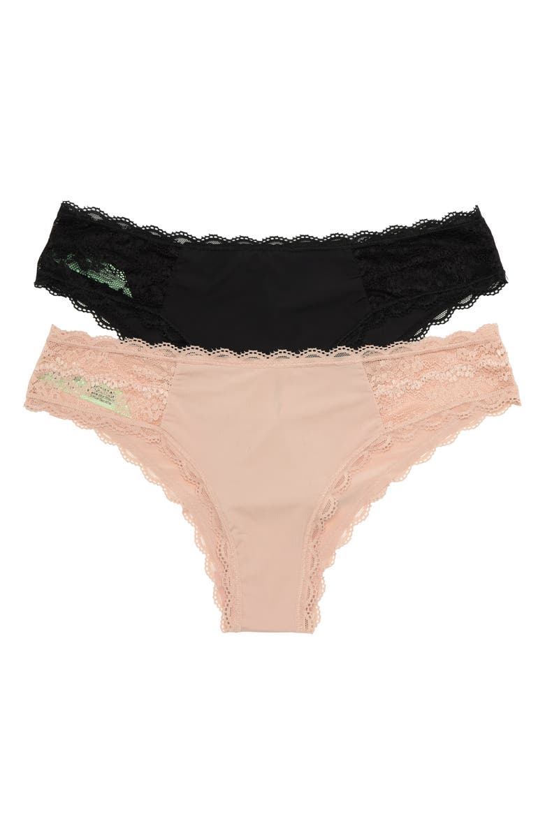 Honeydew Intimates Assorted 2-Pack Hipster Panties, Main, color,