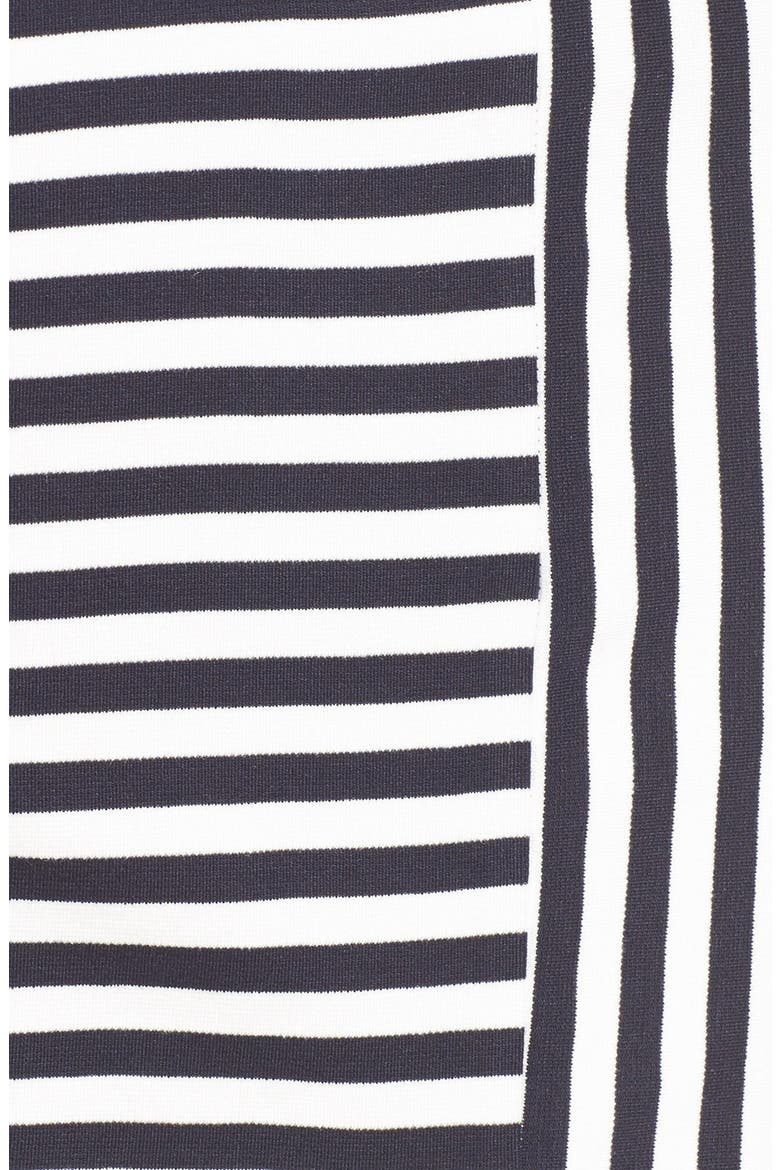 Stripe Tie Front Skirt, Alternate, color, NAVY EVENING STRIPE
