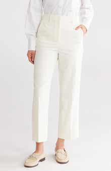 Theory High Waist Straight Leg Pants
