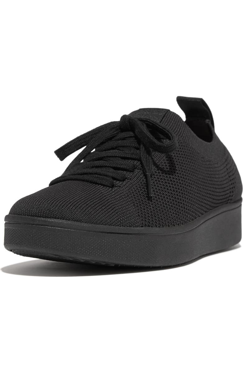 FitFlop Rally Knit Sneaker, Main, color, All Black