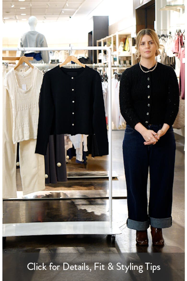 Jackie Button Front Cardigan video