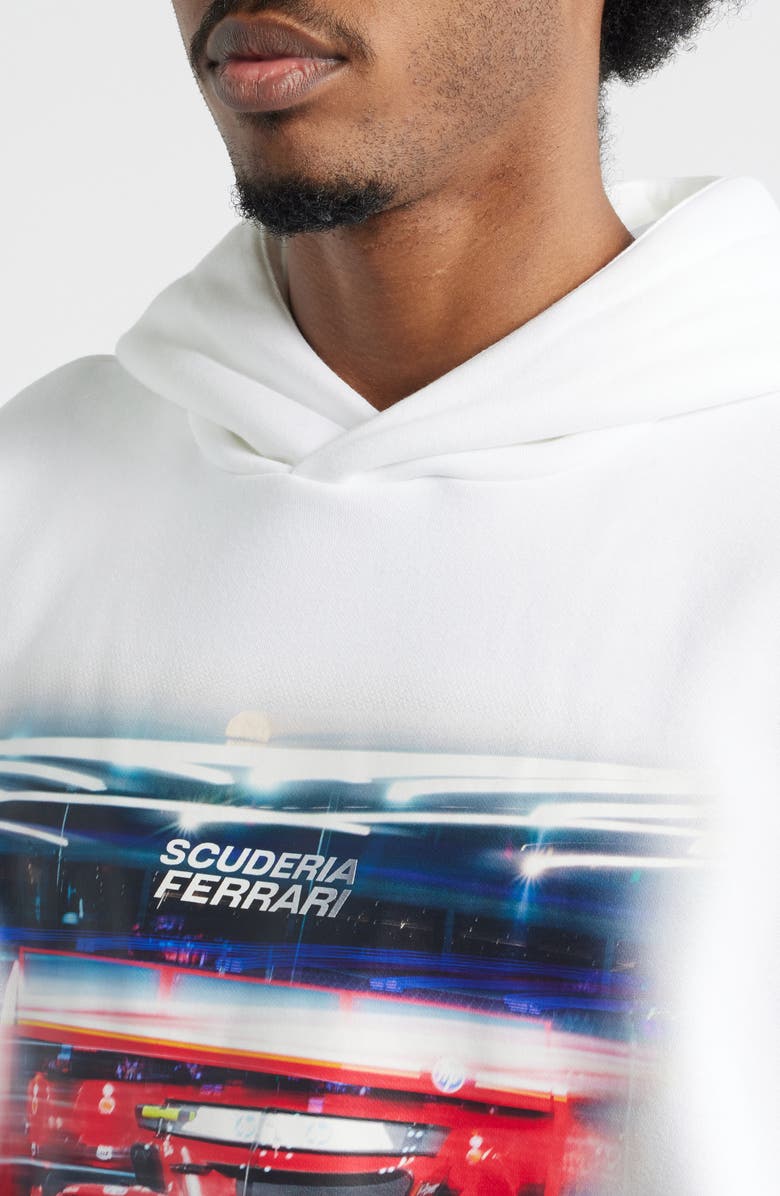 PUMA x Scuderia Ferrari Maranello Pullover Hoodie, Alternate, color, Puma White