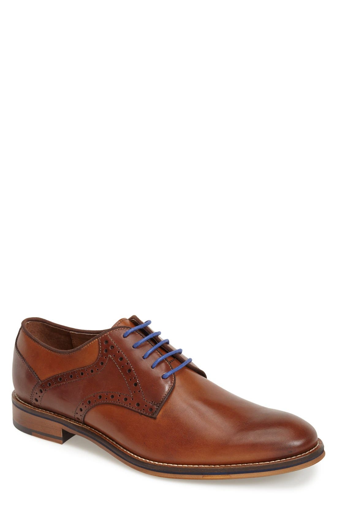 Conard Saddle Shoe, Main, color, TAN/ DARK BROWN