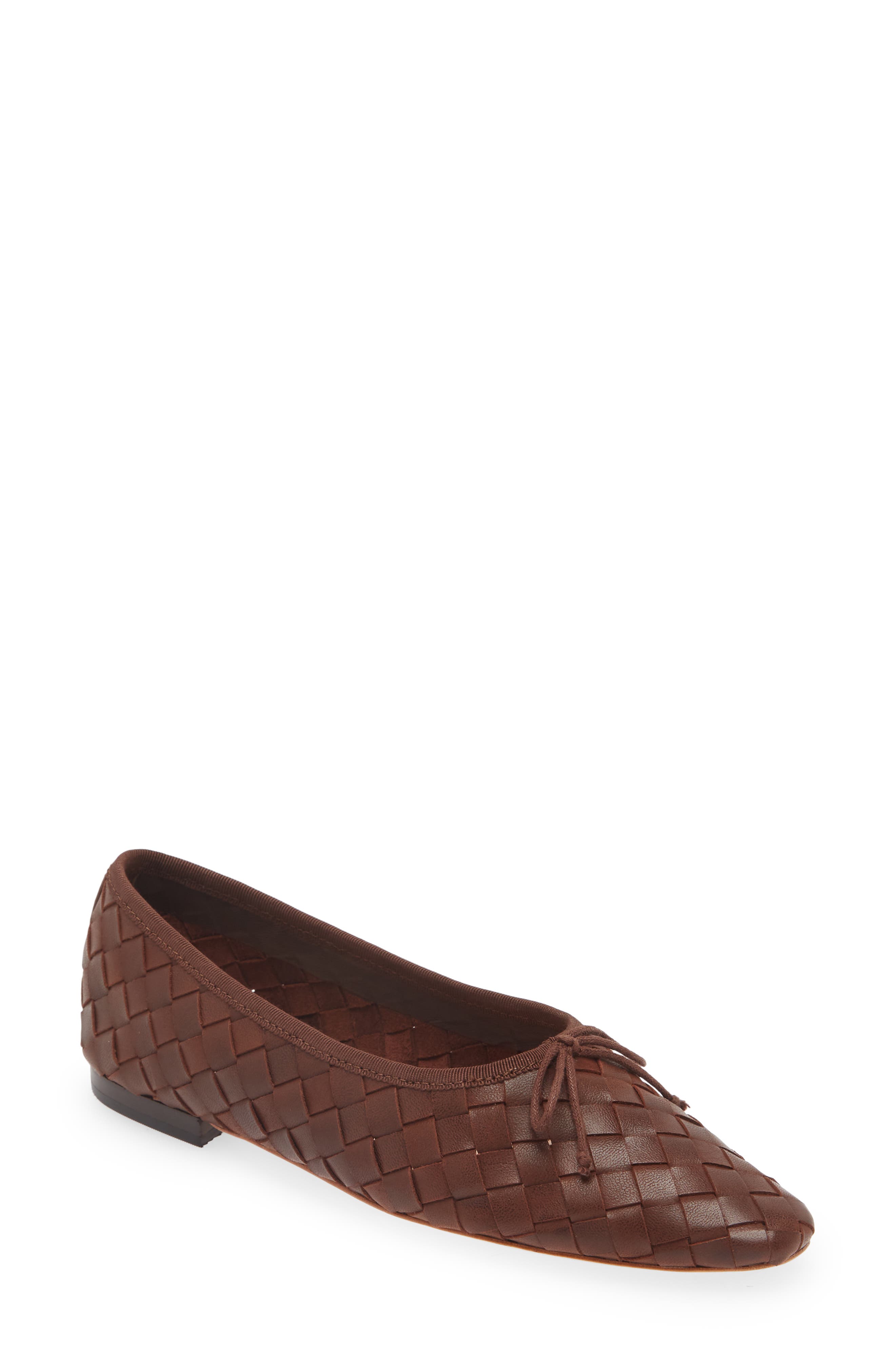Loeffler Randall Landry Woven Ballet Flat, Main, color, 