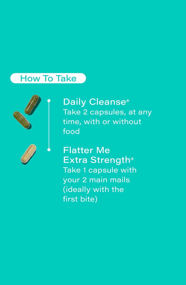 Hum Nutrition Debloat Detox Dietary Supplements Set, Alternate, color, 