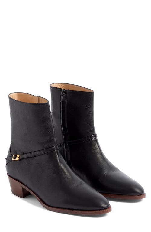 Valentino Garavani Man Ankle Boots Black Size 12 Leather