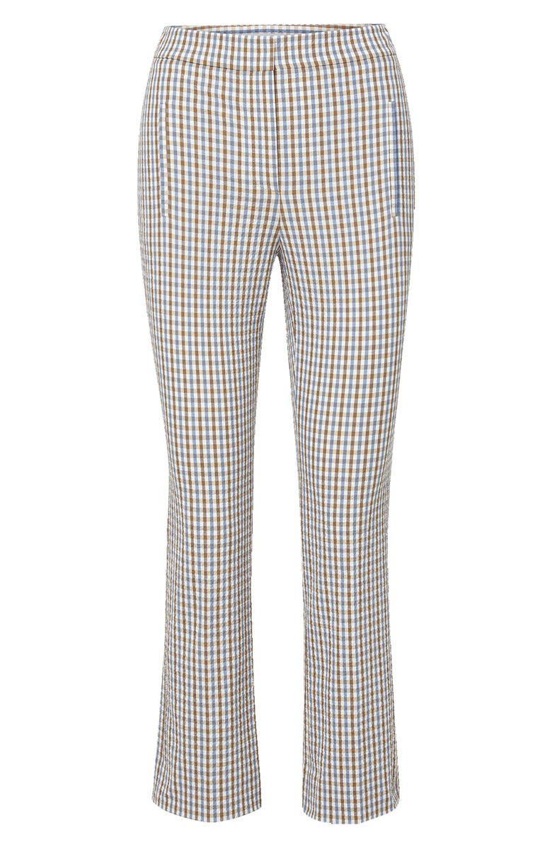 Veronica Beard Arte Check Pants, Alternate, color, Acorn Multi