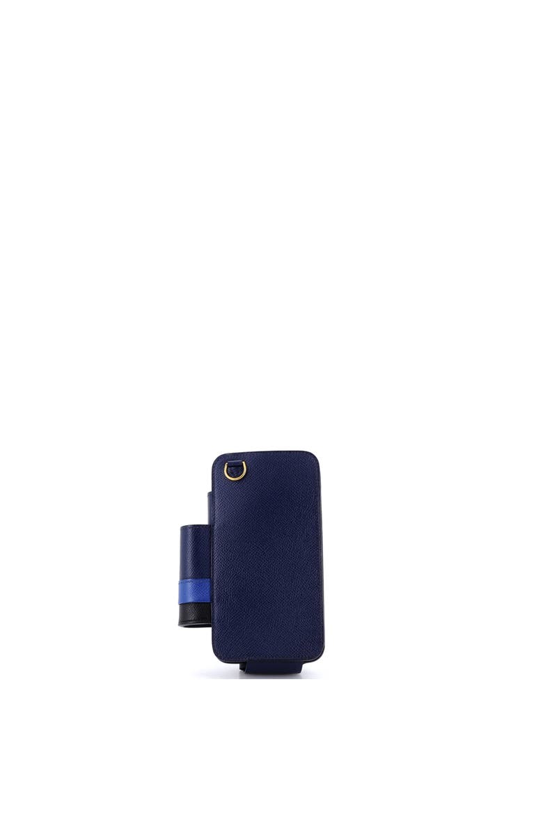 Hermesway Phone Case Crossbody Bag Epsom, Alternate, color, Bleu Saphir