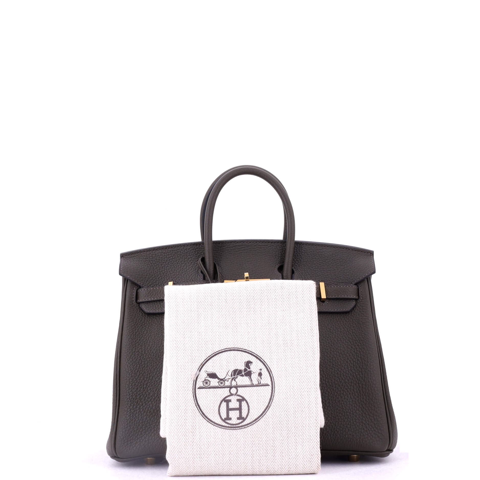 Pre-Owned Hermes Birkin Handbag Green Togo with Gold Hardware 25, Alternate, color, 