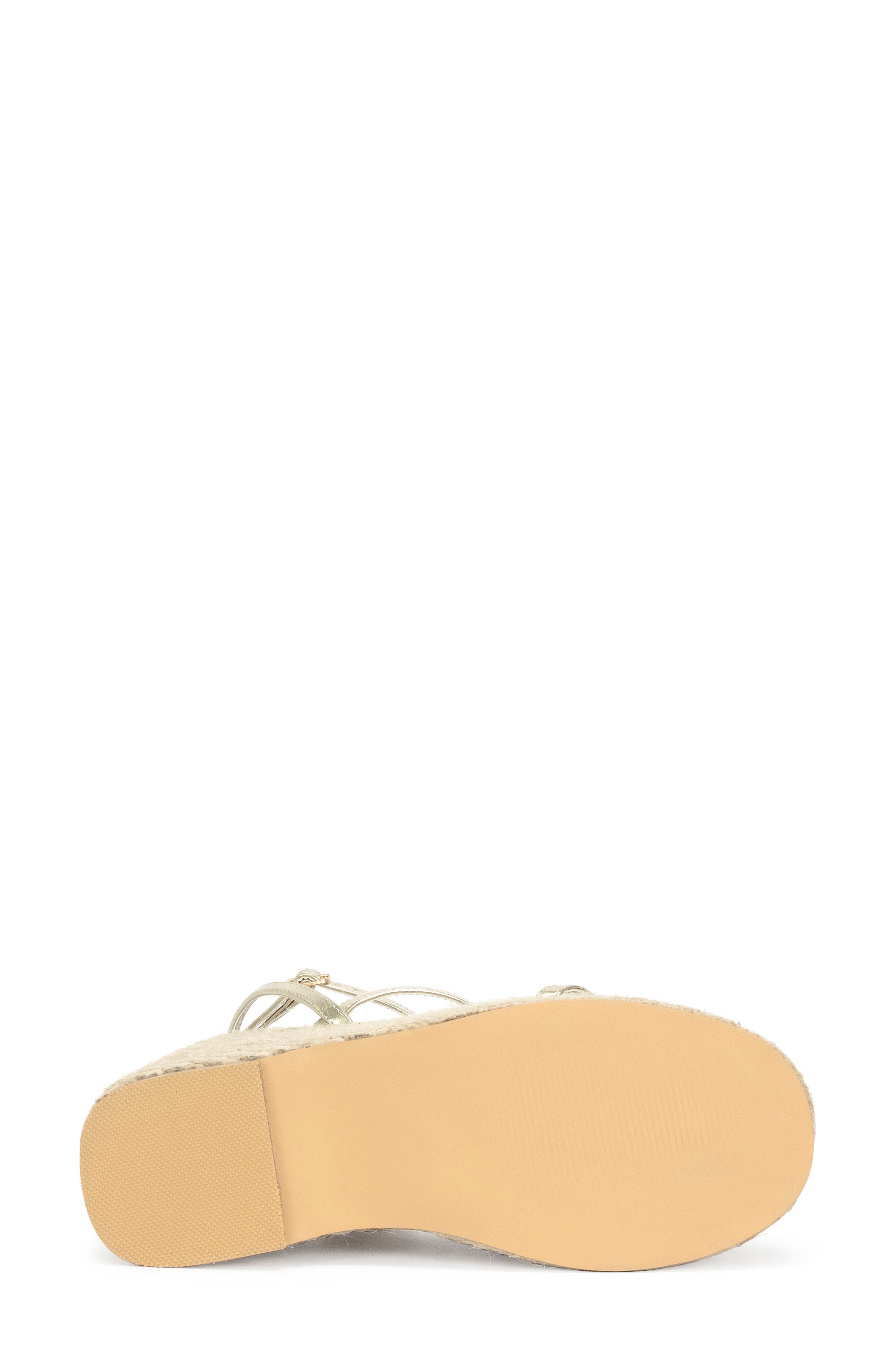 AZALEA WANG Barossa Espadrille Ankle Strap Platform Wedge Sandal, Alternate, color, 