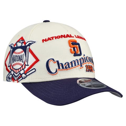 Men's New Era  Cream/Navy San Diego Padres World Series 9FORTY M-Crown A-Frame Adjustable Hat