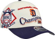 New Era Men's New Era Cream/Navy San Diego Padres World Series 9FORTY M-Crown A-Frame Adjustable Hat
