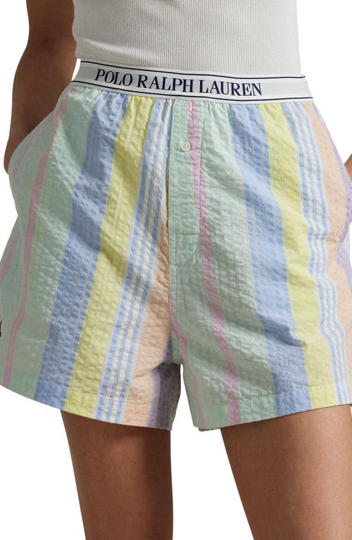 Polo Ralph Lauren Striped Seersucker Boxer Shorts