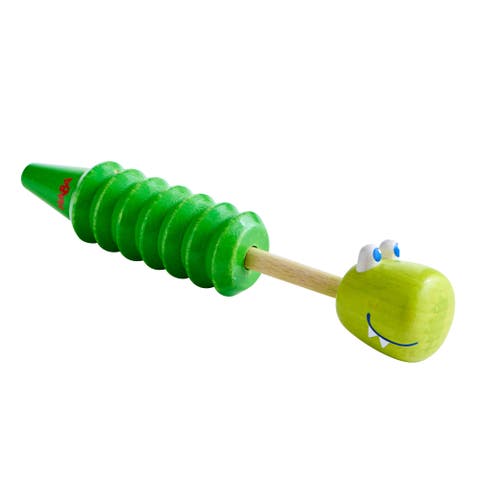 Crocodile Kazoo - Silly Sounding Wooden Toddler Toys and Kids Musical Instruments for Ages 2+ for Early Sound Play and Sensory Fun