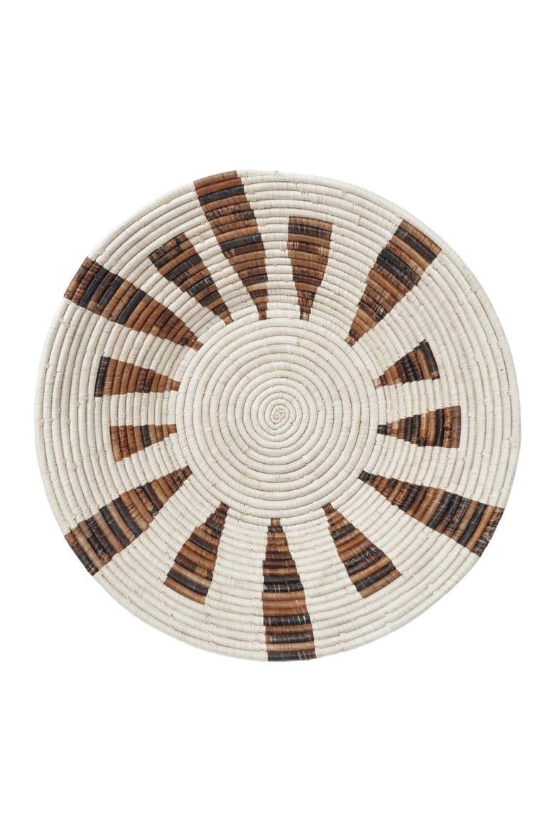 Extra Large Warp Speed Basket ~ Banana Fiber, Main, color, Brown & Natural Fiber