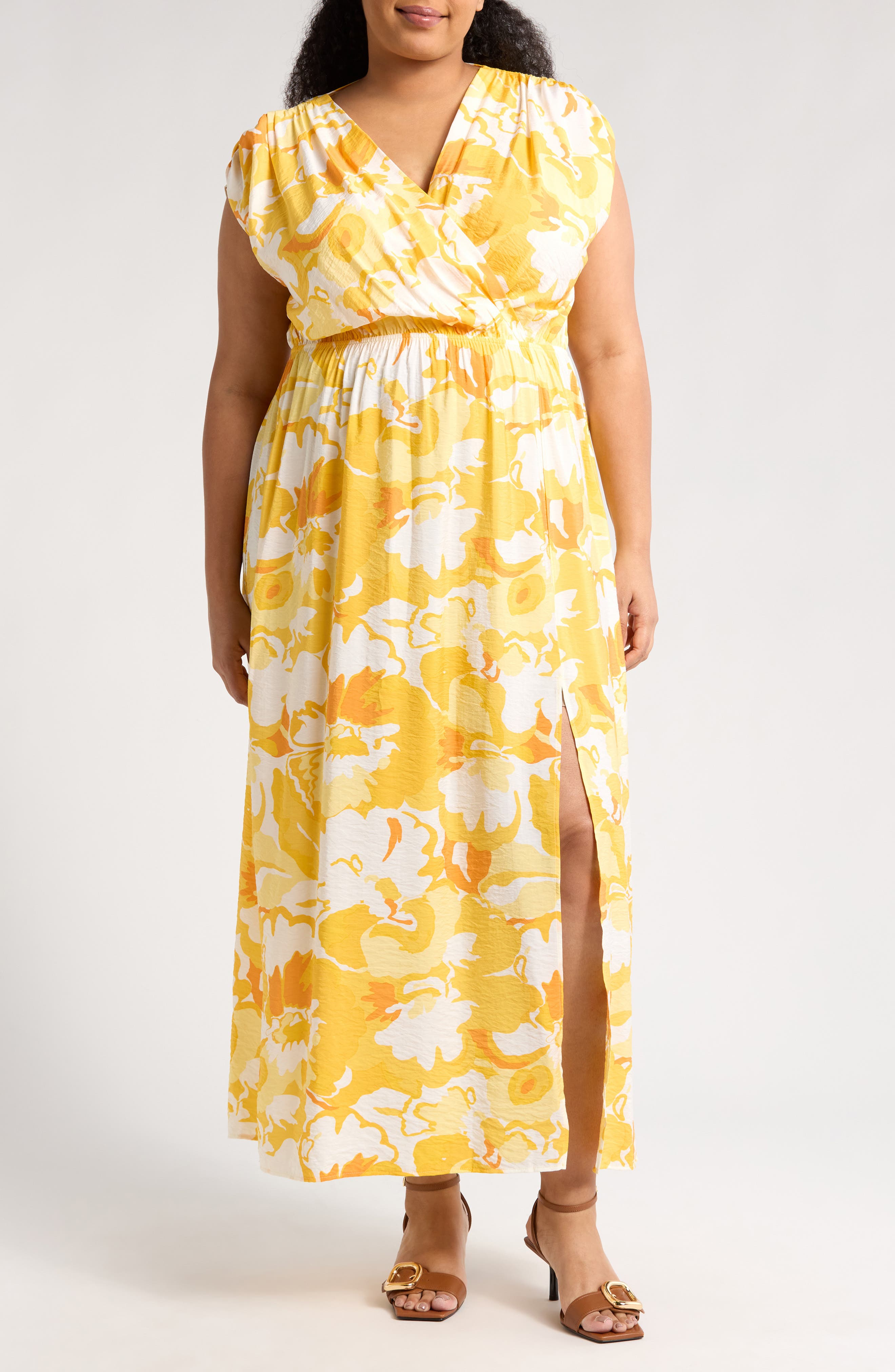 Floral Sleeveless Maxi Dress - image 3