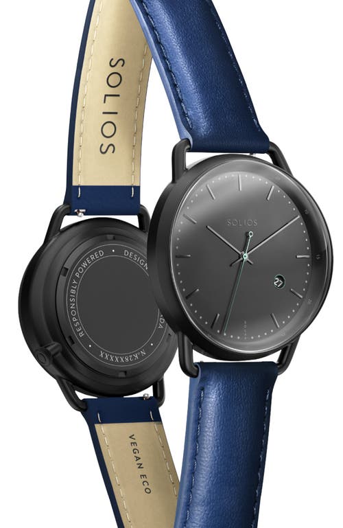Solios Watches The Solar Curve | Black Dial